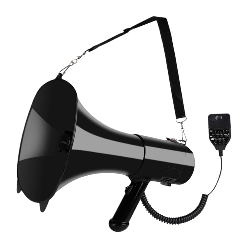 メガホン拡声器 Amazon.co.jp: ハンドメガホン 拡声器50W メガホン 拡声器/録音